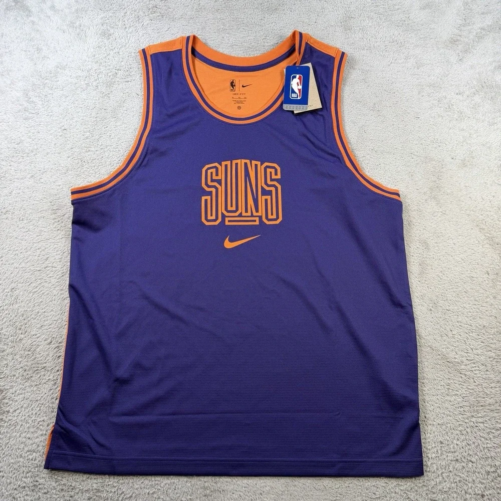 Nike Phoenix Suns Tank Top Men XL Courtside Split DNA Performance Jersey Dri-Fit